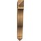 Ekena Millwork Funston Arts & Crafts Rough Sawn Bracket, Western Red Cedar, 6"W x 44"D x 44"H BKT06X44X44FST03RWR - alternate 3